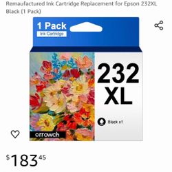 232XL Ink Cartridges Remanufactured Replacement for Epson 232 Ink Cartridge for Expression Home XP-4200 XP-4205 Workforce WF-2930 WF-2950 Printer (2 B