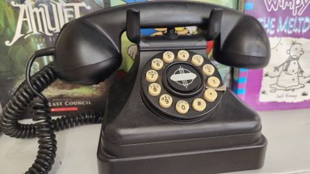 CROSLEY Model CR-62 Grand Phone Black Vintage Style Desk Phone Land Line