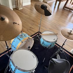 Yamaha stage  custom all birch shell drum set