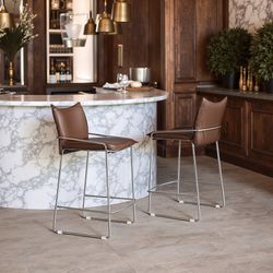 Pola Brown Counter Stool