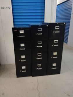 Metal File Cabinet With Key Letter Size in good conditions
