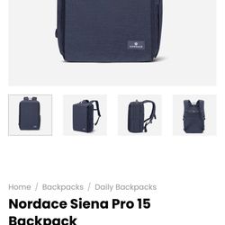 BRAND NEW Nordace Siena Pro 15 Backpack