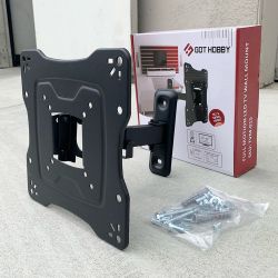 New $9 Universal TV Wall Mount for 17”-42” TVs Swivel Tilt Bracket, Max 55Lbs