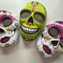 Halloween Mask Sugar Skull Mascaras De Halloween Calaveras