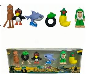 Set of 6 Italian Brain Rot toys