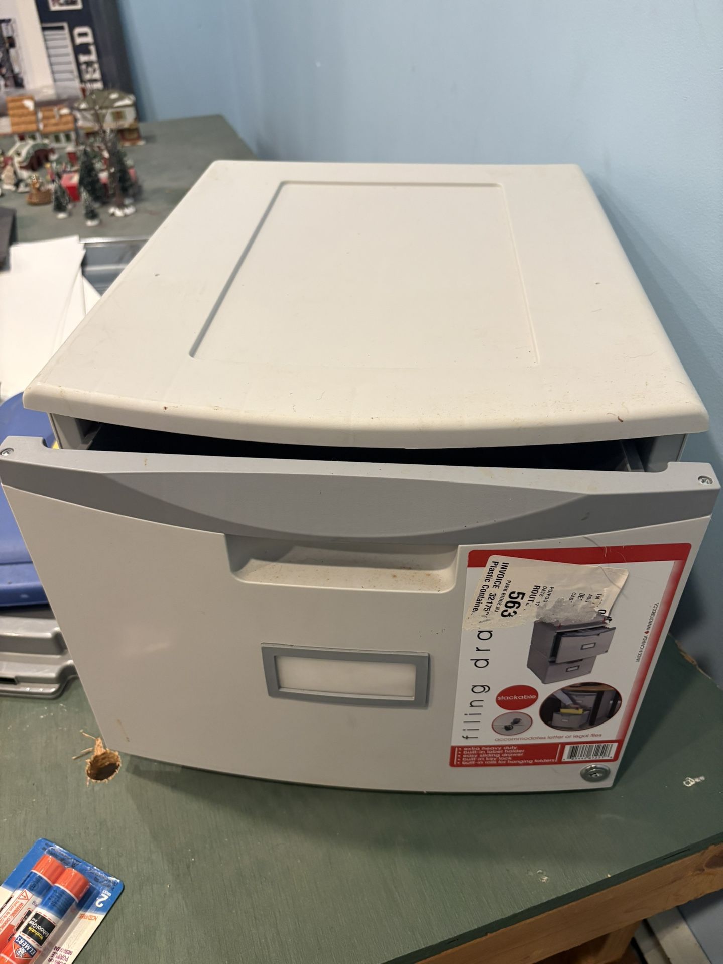 Stackable Plastic Filing Cabinet Boxes