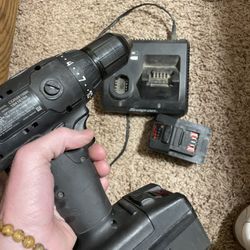 Snap On 18v Drill w/ 5.0AH Lithium Battery W/ Charger