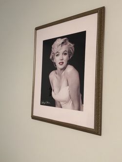 Framed Marilyn Monroe Portrait Print