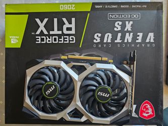 MSI GeForce RTX 2060 VENTUS XS 6GB OC – $170 OBO