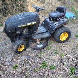Used Yard Machines riding lawn mower Not the so pretty but it runs $150 Located Mount Fora Fla 32757