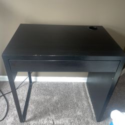 Small Black Desk 