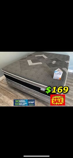 Full Oasis Thermal Comfort Europillow Top 12inch Mattress