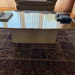 Glam Coffee Table With 2 Matching Side Tables 
