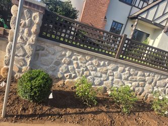 Concrete and stone