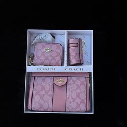 Pink coach bag