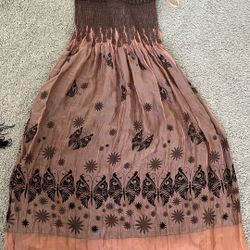 Vintage Dress/beaded Shawl