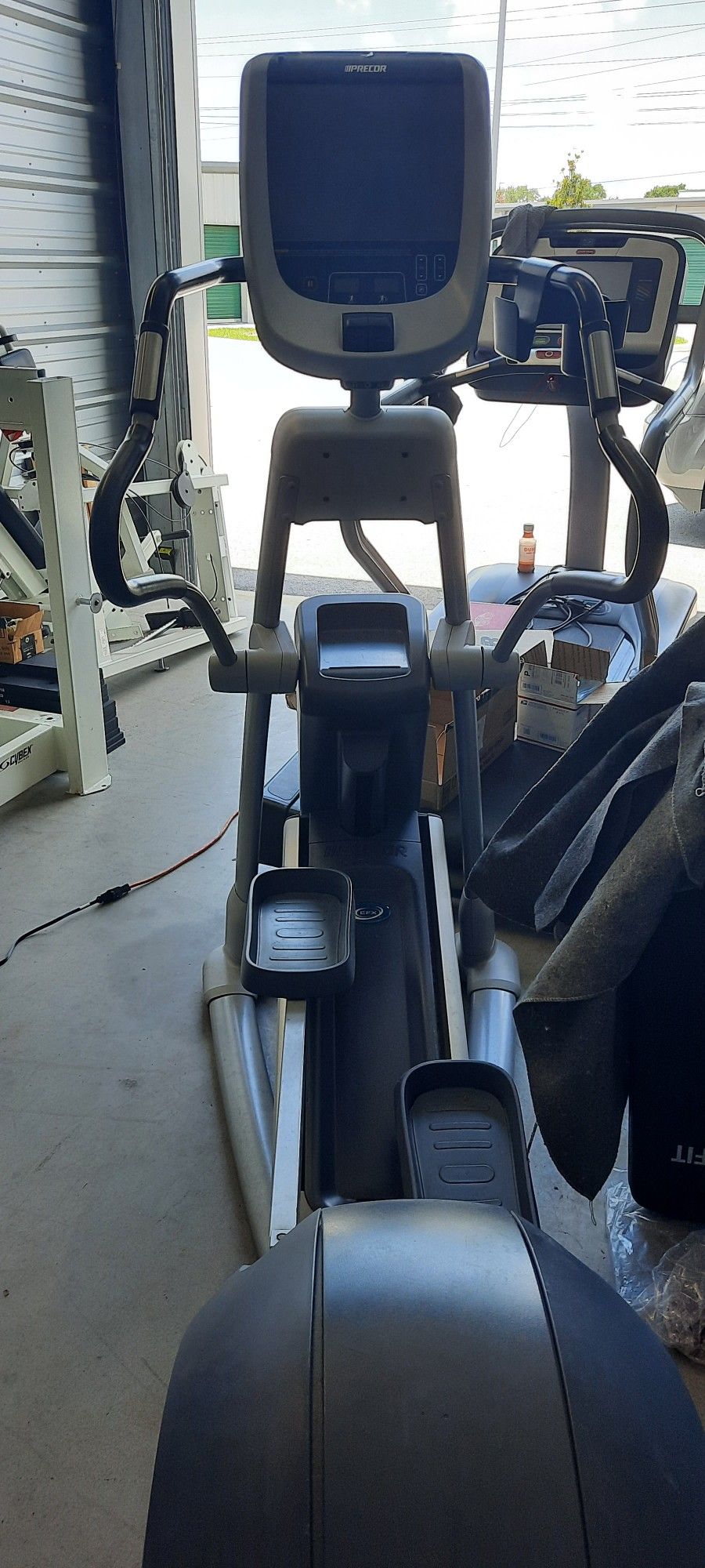 Commercial Gym. Precor Touchscreen Elliptical
