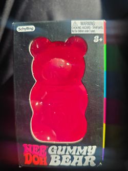 Genuine Schylling NeeDoh Gummy Bear -pink- $25.00 - whittier- la habra- gardena- norwalk