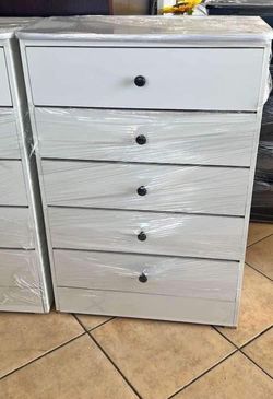 New cajonera de 5 cajones color blanca