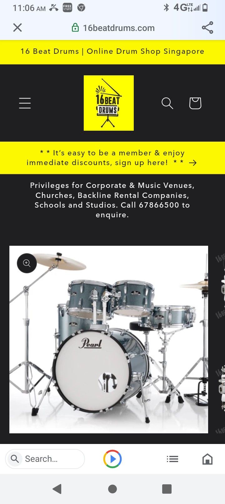 Pearl Drum Set