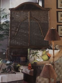 Padma Plantation Billabong Collection Armoire and matching mirror
