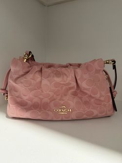 Coach Faye in Pink Denim