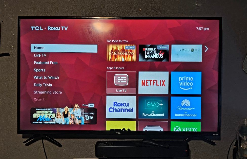 50" TCL Roku TV 