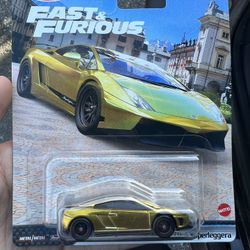 Hot Wheels Premium Fast & Furious Gold Lambo Gallardo