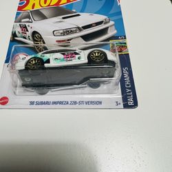 Hot Wheels Regular TH Case N 98 Subaru Impreza
