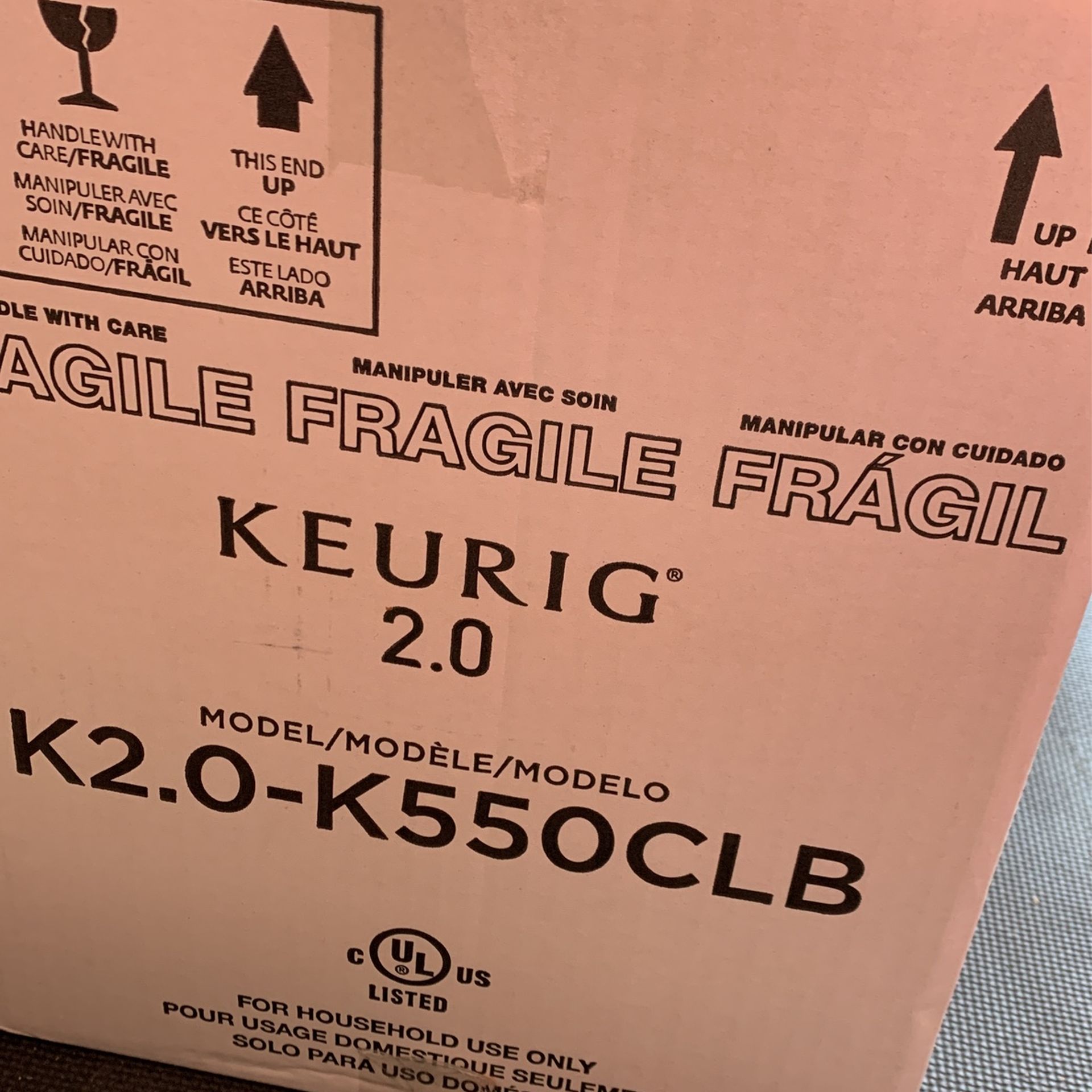 Keurig Coffee Machine New K550