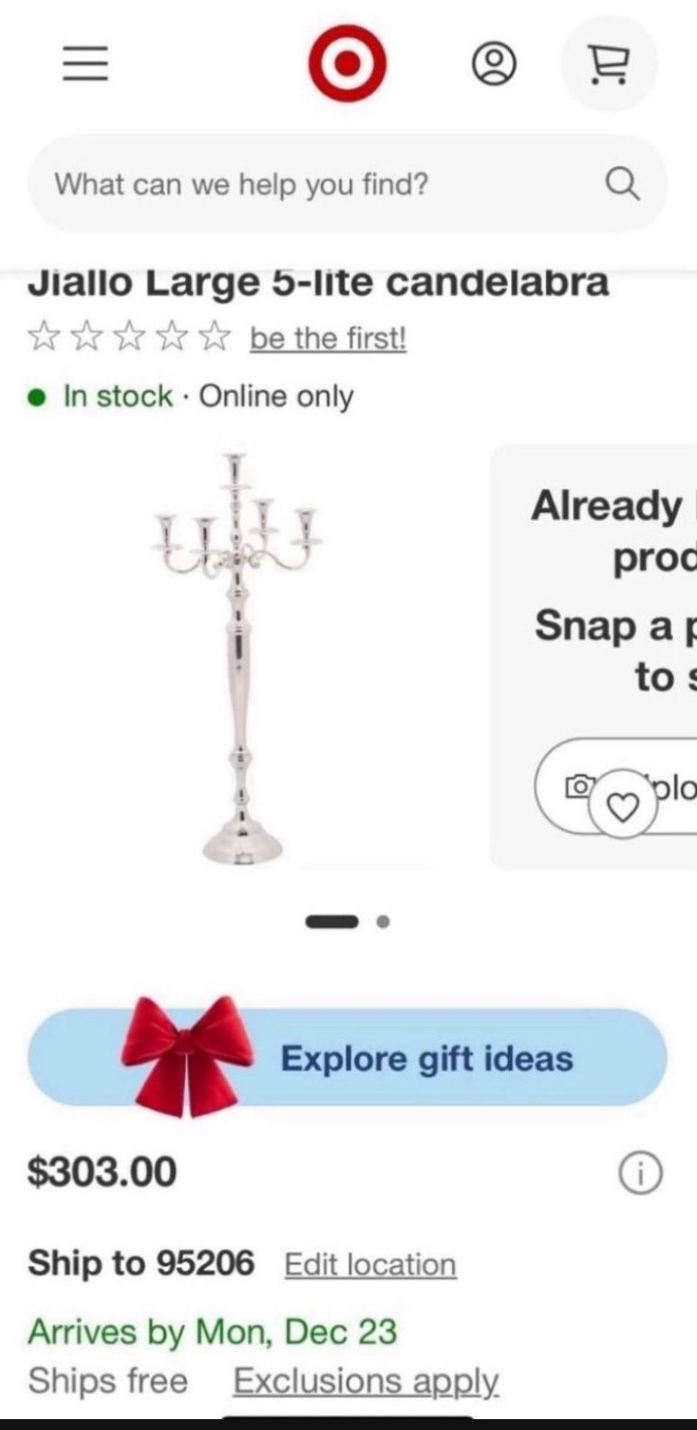 Crome VENUS CANDELABRA 5 ARMS 3 SIZES WEDDING CANDLESTICK CENTREPIECE