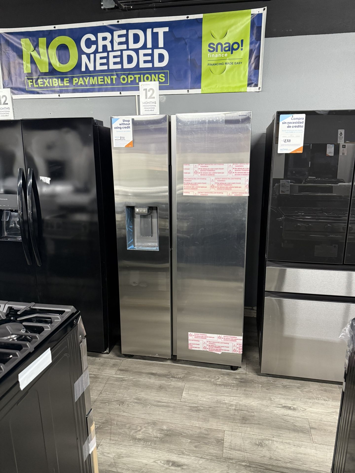 Samsung - 28 Cu Ft Side By Side Refrigerator With Water Dispenser And Icemaker In Stainless Steel π