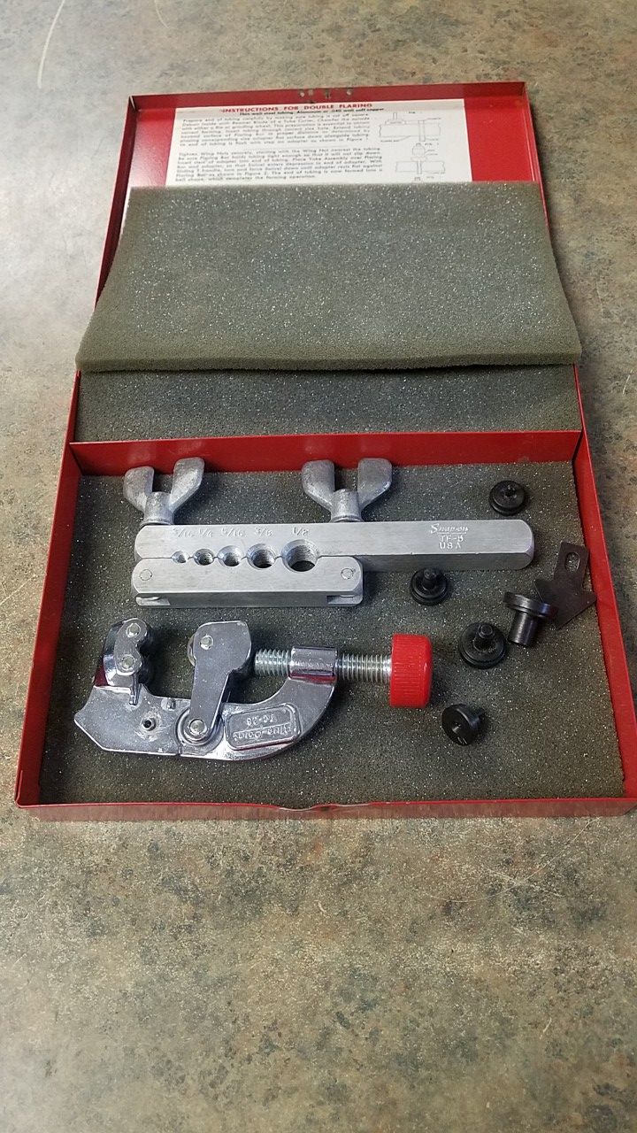 SNAP ON TF-528-B COPPER TUBE CUTTER & FLARING TOOL SET NO TRADES