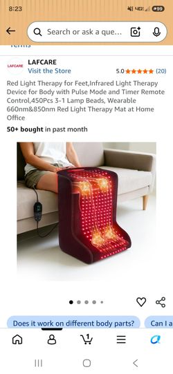 Red Light Therapy for Feet NEVER OPENED NEW