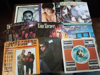 45s .. records all for 8.00 San Benito