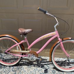 Nirve Island Flower 3 Speed Beach Cruiser