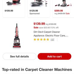 Carpet Cleaner Brand New In Box