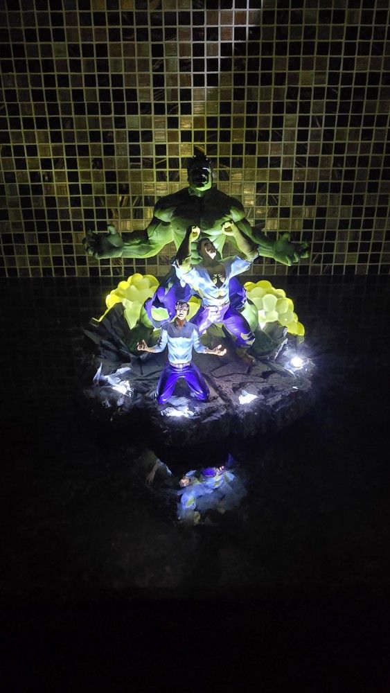 Marvel Hulk: The Monster Within Illuminated Sculpture by The Hamilton Collection