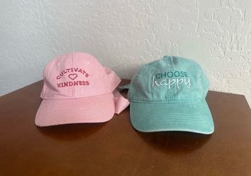 Women's Embroidered Adjustable Tie Back Baseball Caps