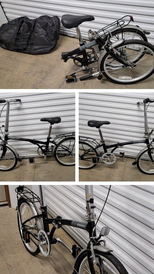 Boardwalk Folding Bicycle With Carrying Bag 