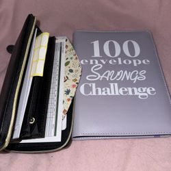 100 Envelope Challenge Binder Savings Book