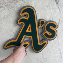 A’s Foam 3D Sign Oakland