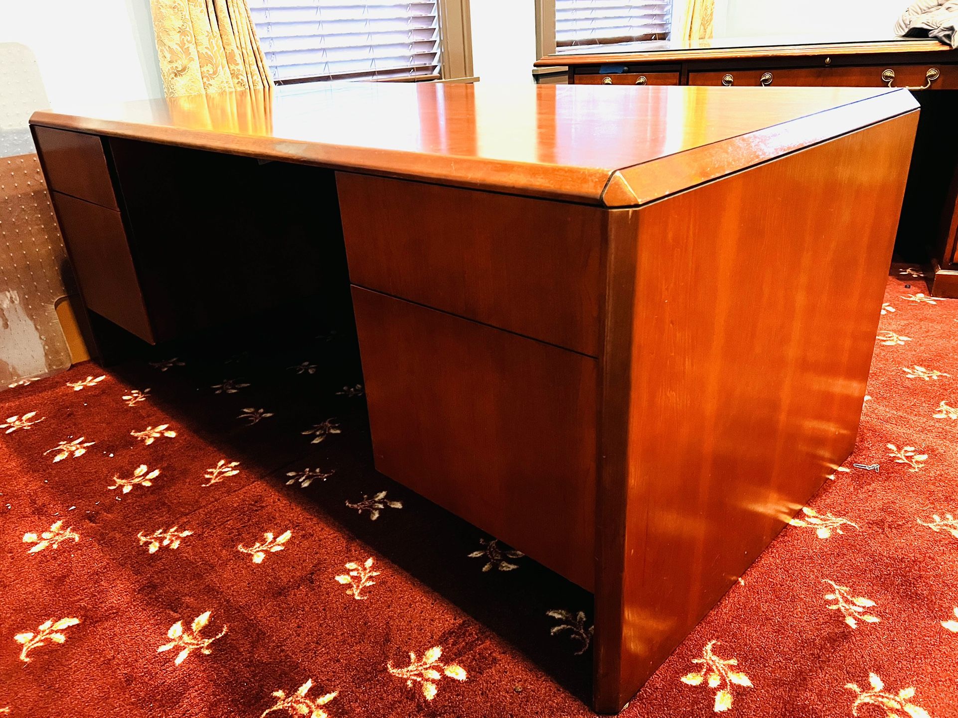 Contemporary Executive Mid Century Modern office suite