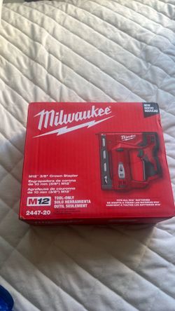 Milwaukee Crown stapler