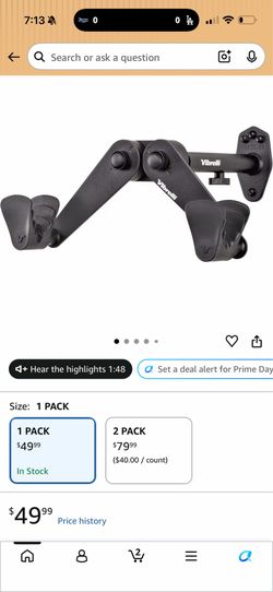 Bike wall mount