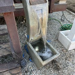 Waterfall Bird Fountain 