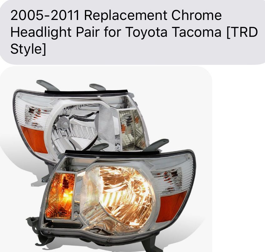 Toyota Tacoma 05-11 New Headlights