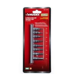 Husky 1/4 in. Drive Metric Hex Bit Socket Set (8-Piece)