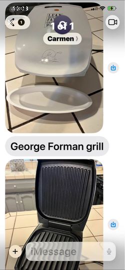 Like new George Forman grill
