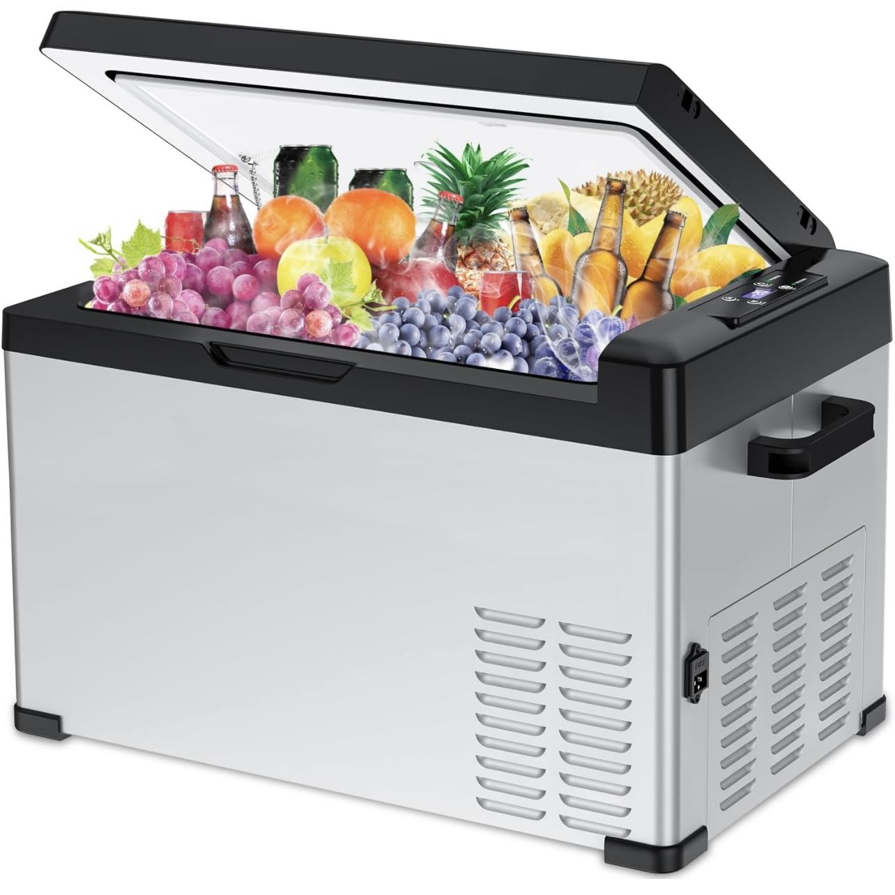 YEMENREN 12V Car Refrigerator Portable Fridge Freezer 26Q/25L
